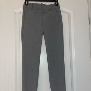 J Crew Cropped Gray Dress Pants